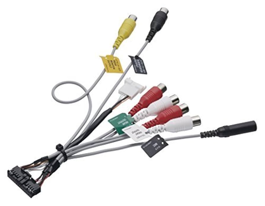 【長さオーダー品】サイバーナビ900〜902XSⅢシリーズ RCA入出力ケーブル M&MデザインRCA出力ハーネス CX-3000X カロッツェリアサイバー